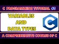 Variables and Data Types in C Language C Programming Course