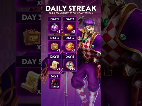 Don’t forget to claim your Daily Streak gift! 🎁 #dailystreak #loginreward #freeloot #shorts