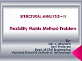 Flexibility Matrix Method - Continuous Beam Solved Problem No 1