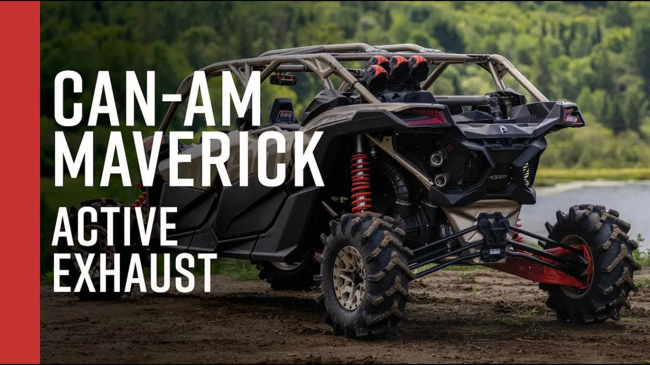 CanAm Maverick X3 DualOut Active Exhaust by MBRP AT9208AS