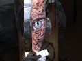 Download Lagu Realistic Eye Tattoo Design For Men Arm Full 3d Tattoo #eyetattoo #shorts #tattoo
