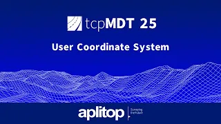 tcpMDT 25 Surveying User Coordinate System