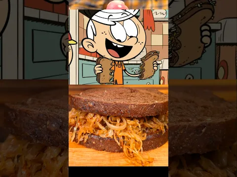 Lincoln Loud's Tangy Two-Slice Cranks Up The Crunch!🥜 #shorts #peanutbutter #sauerkraut #loudhouse