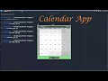Simple Calendar GUI using Tkinter Python Mini Project - Leisure Codes