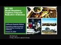 SB 1383 Model Mandatory Organic Waste Disposal Reduction Ordinance