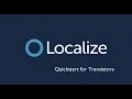 Getting Started as a Translator in Localize Proofreading Editing Guide