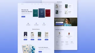 Responsive Website Using HTML CSS JavaScript Book Website