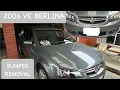 2006 VE Berlina - bumper bar removal and washer bottle replacement