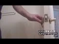Privacy Lock Room Door Handle Lever Latch Only Opens When Turned One Way Repair