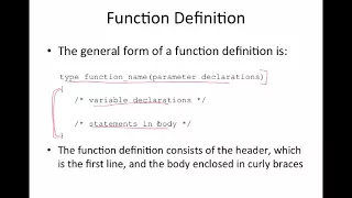 OdleBrix Intro to C User Defined Functions