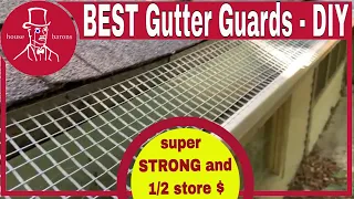 Best DIY Gutter Guards how to make and install custom gutter guards