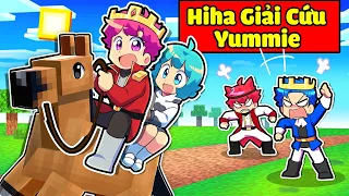 Hoàng Tử Hiha GIẢI CỨU YUMMIE khỏi Hachi Huy Noob Trong Minecraft 🤩🥰