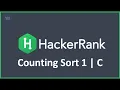 Counting Sort 1 HackerRank Solution in C Programming