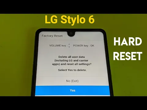 Download MP3 LG Stylo 6 Hard reset  and factory data reset