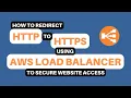 Redirect HTTP to HTTPS with AWS Load Balancer