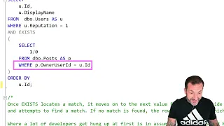 How To Write SQL Server Queries Correctly EXISTS and NOT EXISTS