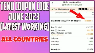Temu Coupon Code 2023 - Get 100 Temu Code in June 2023 Valid in All Countries