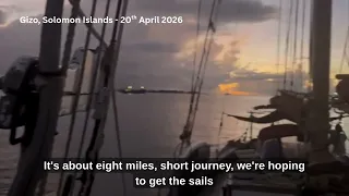 Grail Dancer at anchor in Gizo