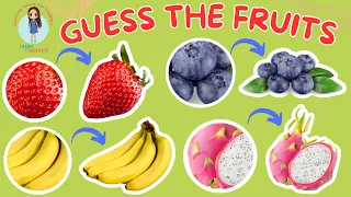 fruits name for toddlers first words for babies learning videos for kids english vocabulary