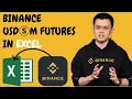 Binance USD -M Futures Contracts Excel Algo Trading Robot