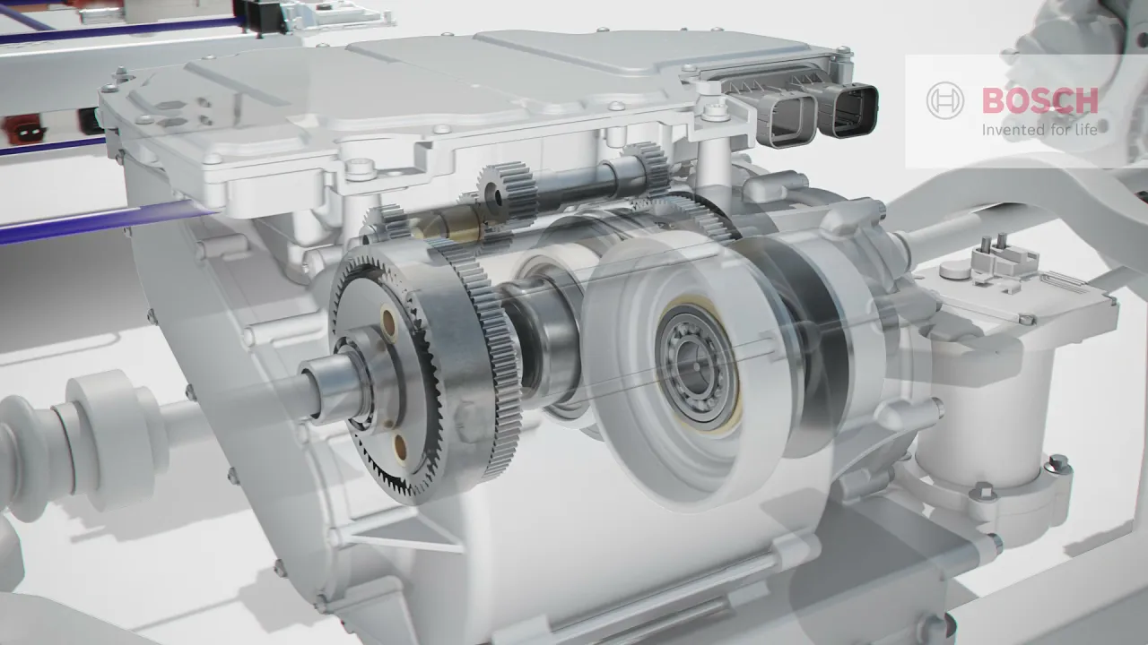 CVT4EV Industrial walkthrough animation