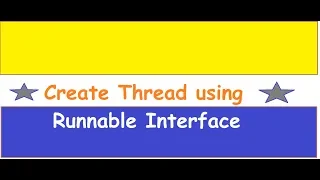 Runnable interface in Java java Thread Thread Example for Beginners