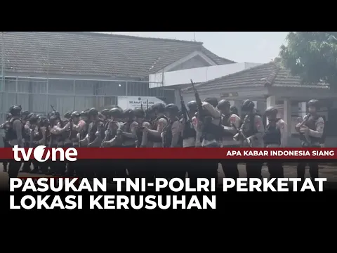 TNI-Polri Masih Berjaga di Lapas Narkoba Muara Beliti Pasca Kerusuhan