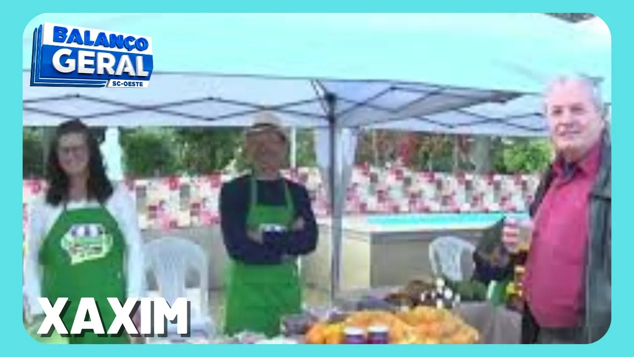 Feirinha noturna no centro de Xaxim reúne o que tem de melhor na colônia