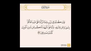 سورة البقرة من ايه 1 الى 30 للشيخ ماهر المعيقلي 