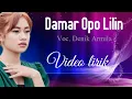 Damar Opo Lilin Lirik akustik Denik Armila