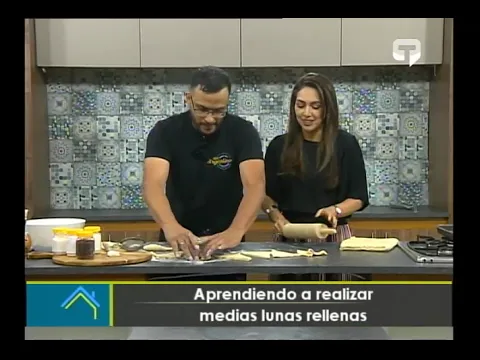 Aprenda a realizar medias lunas rellenos