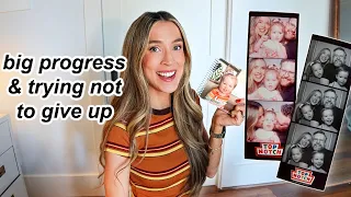 VLOG π huge progress, anxiety, not giving up on myself