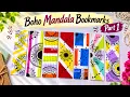 7 Easy Boho Mandala Bookmark Ideas Part 1 DIY Bookmarks