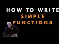 How to write simple functions - Uncle Bob