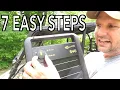 How to Install Gallagher Electric Poultry Netting With Solar Energizer