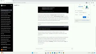 make python script run in background