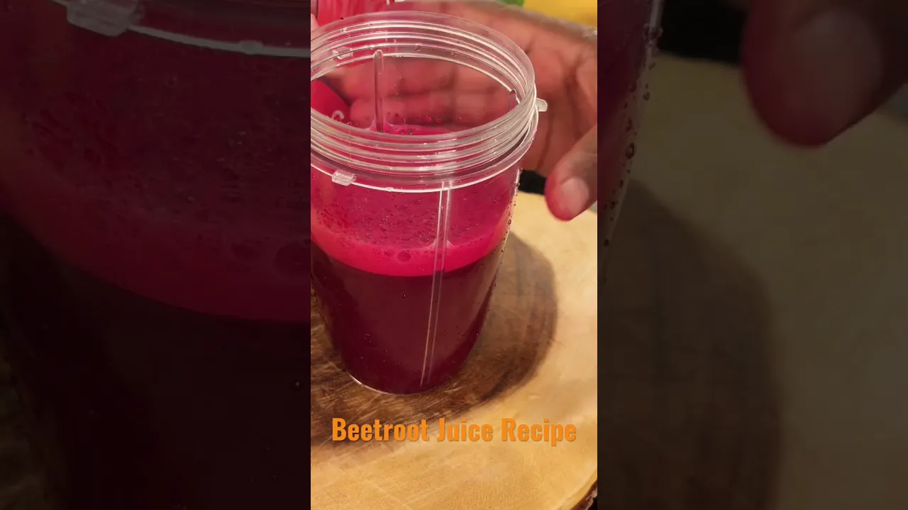 Beetroot Juice Recipe Using Blender in 2023