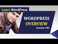 WordPress Dashboard Overview Wordpress for beginners Wordpress dashboard tutorial