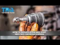 How to Replace Upper Ball Joint 2003-2021 Chevrolet Express