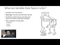 How to Use Data Types for Variables in p5js