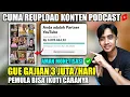 Download Lagu Rahasia Saya Gajian 3 Juta/Hari dari Reupload Konten Podcast di Shorts - Tutorial Youtube Aman Monet