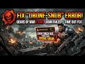 Fix Gears of War E-Day Login Took Unexpectedly Long and Timed Out Error Code Drone Snub