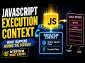 JavaScript Execution Context Explained Visually Memory Call Stack Execution