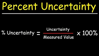 Percent Uncertainty In Measurement