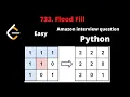 LEETCODE 733 FLOOD FILL PYTHON DFS