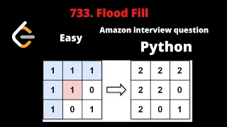 LEETCODE 733 FLOOD FILL PYTHON DFS