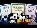 How Long is The Wait for Birth Marriage and Death Certificates