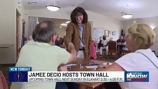 Jamee Decio meets supporters at Marshall County Council for Aging