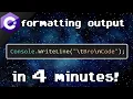 C output
