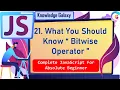 Bitwise Operator in JavaScript What is Bitwise Operator in Brief In Simple Language 2021